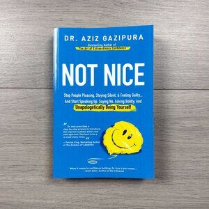 Not Nice by Dr. Aziz Gazipura Book Paperback Confidence Assertiveness Self Help